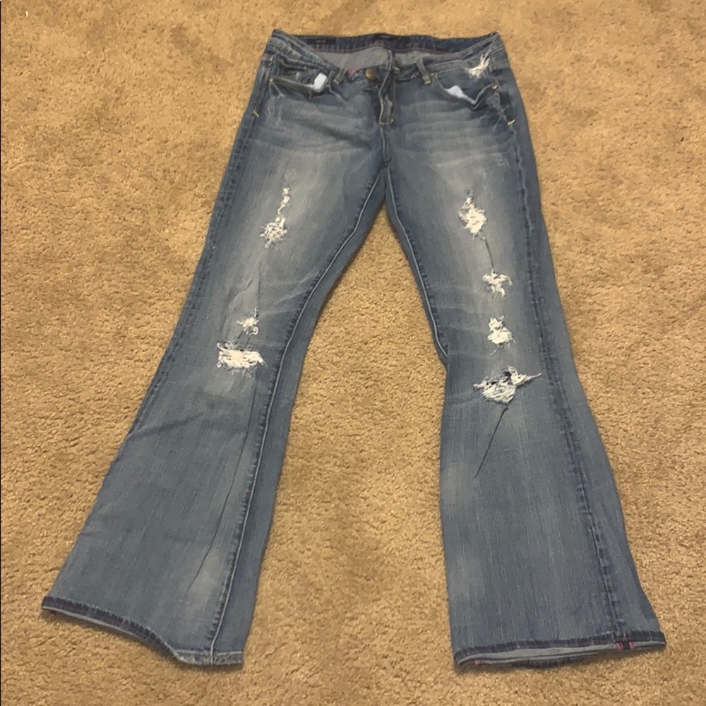 Vigoss distressed bootcut jeans